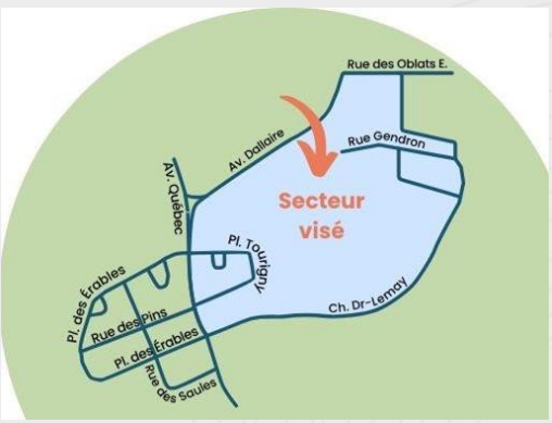 Forêt Dallaire - Plan du site