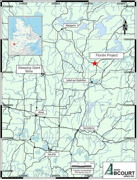 Mines Abcourt - Projet Flordin