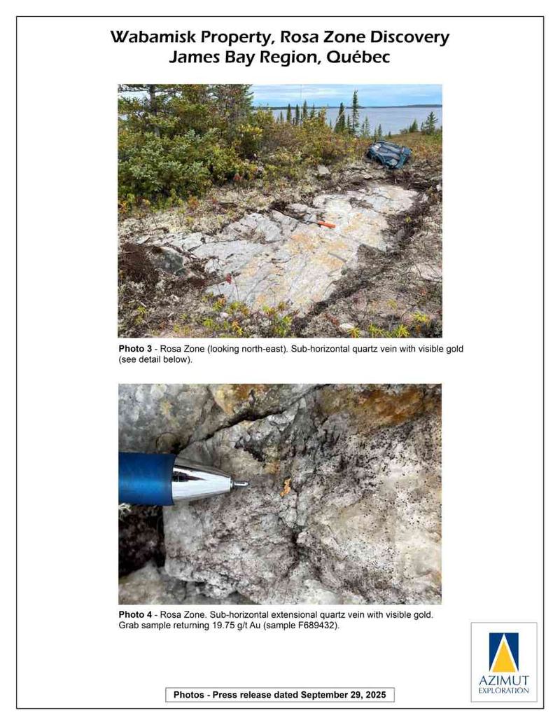 Wabamisk : hautes teneurs et nouvelle zone antimoine-or