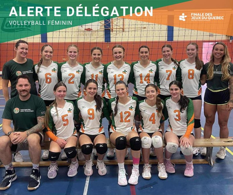 Équipe volley ball feminin