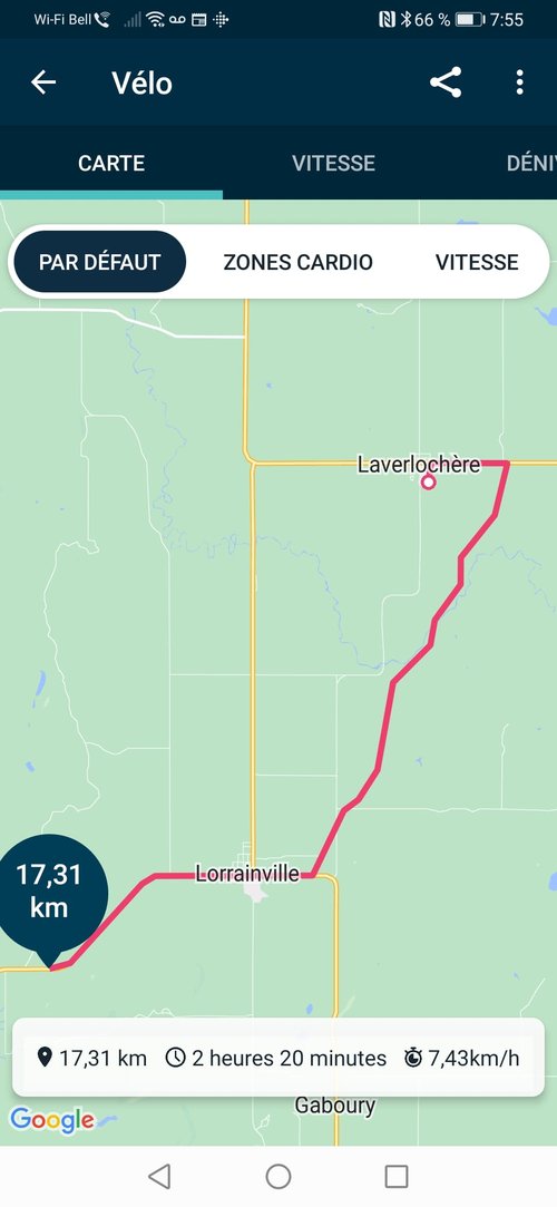Le plus long parcours réalisé par Ramsay