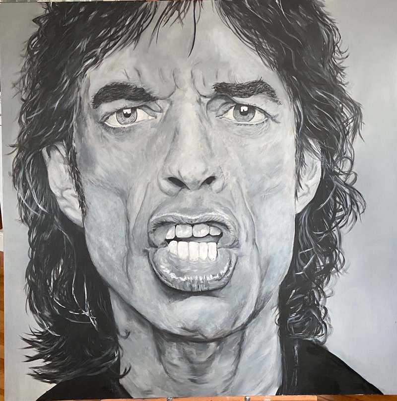 Mick Jagger par Billy Bergeron - Photo Courtoisie Billy Bergeron.jpg