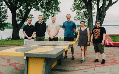 Parc des Pionniers | Table de ping-pong | Crédit William B. Daigle
