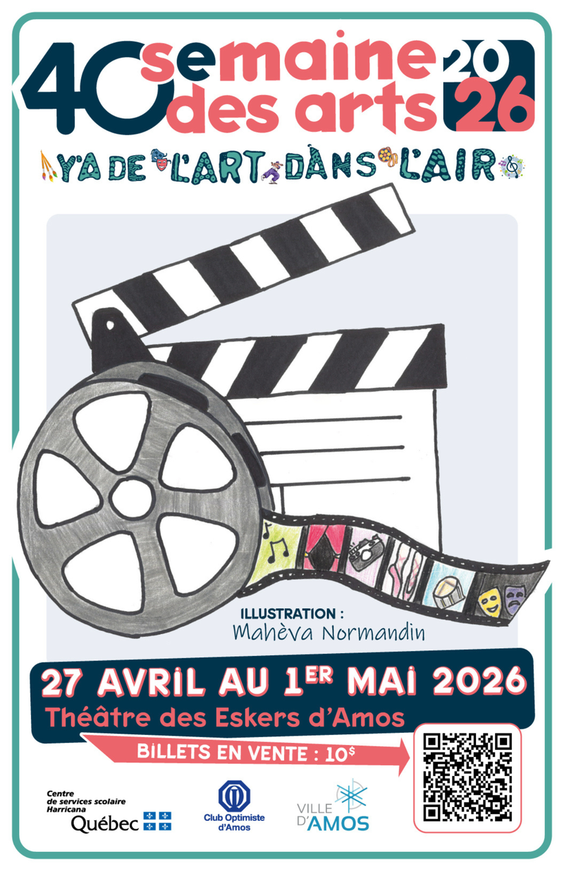 Affiche Semaine des arts 2026
