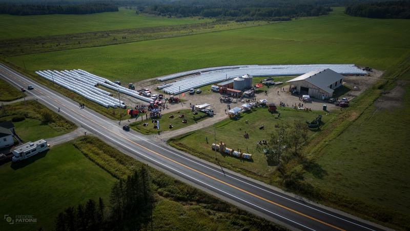 Vue aérienne de la ferme Des Praz et filles | Cahier AGRO