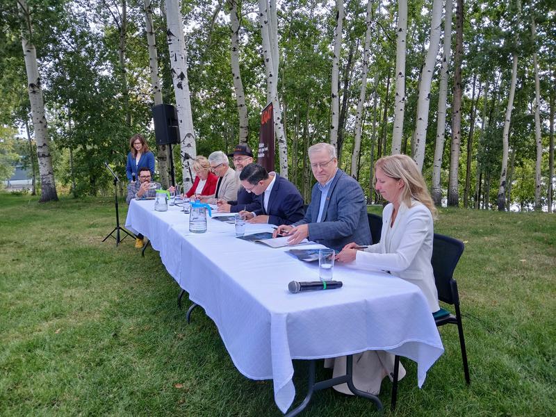 Signature - Charte pour la réhabilitation du lac Osisko