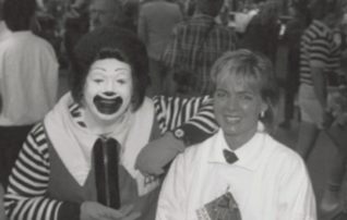 Isabelle Lebalanc et Ronald McDonald