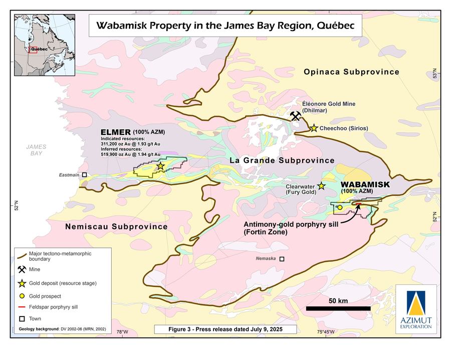 Wabamisk zone Fortin