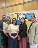 Jason Yergeau, directeur à l’UQAT (par intérim) du campus de Val-d’Or ; Isabelle St-Pierre, intervenante psychosociale et animatrice d’activités au campus de Val-d’Or de l’UQAT ; Mélanie Bernier, responsable du projet au Cégep au campus de Val-d’Or ; Kath