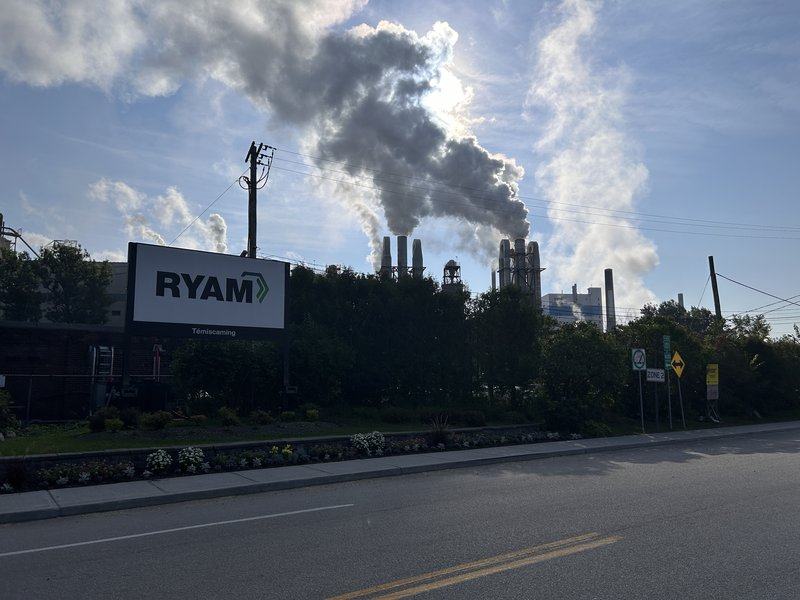 L'usine RYAM à Témiscaming