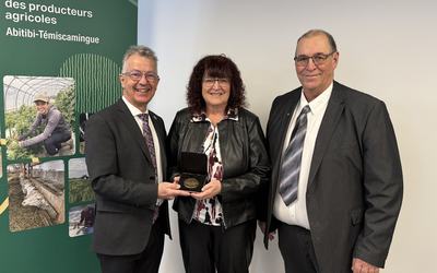 Remise de la médaille Linda Lavoie