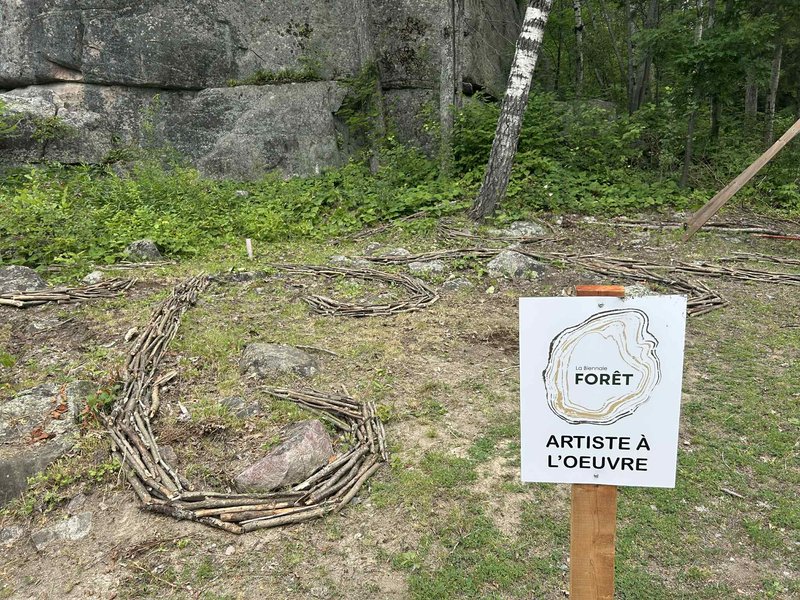 artiste à l'oeuvre