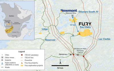 Fury Gold - Projet Eau Claire